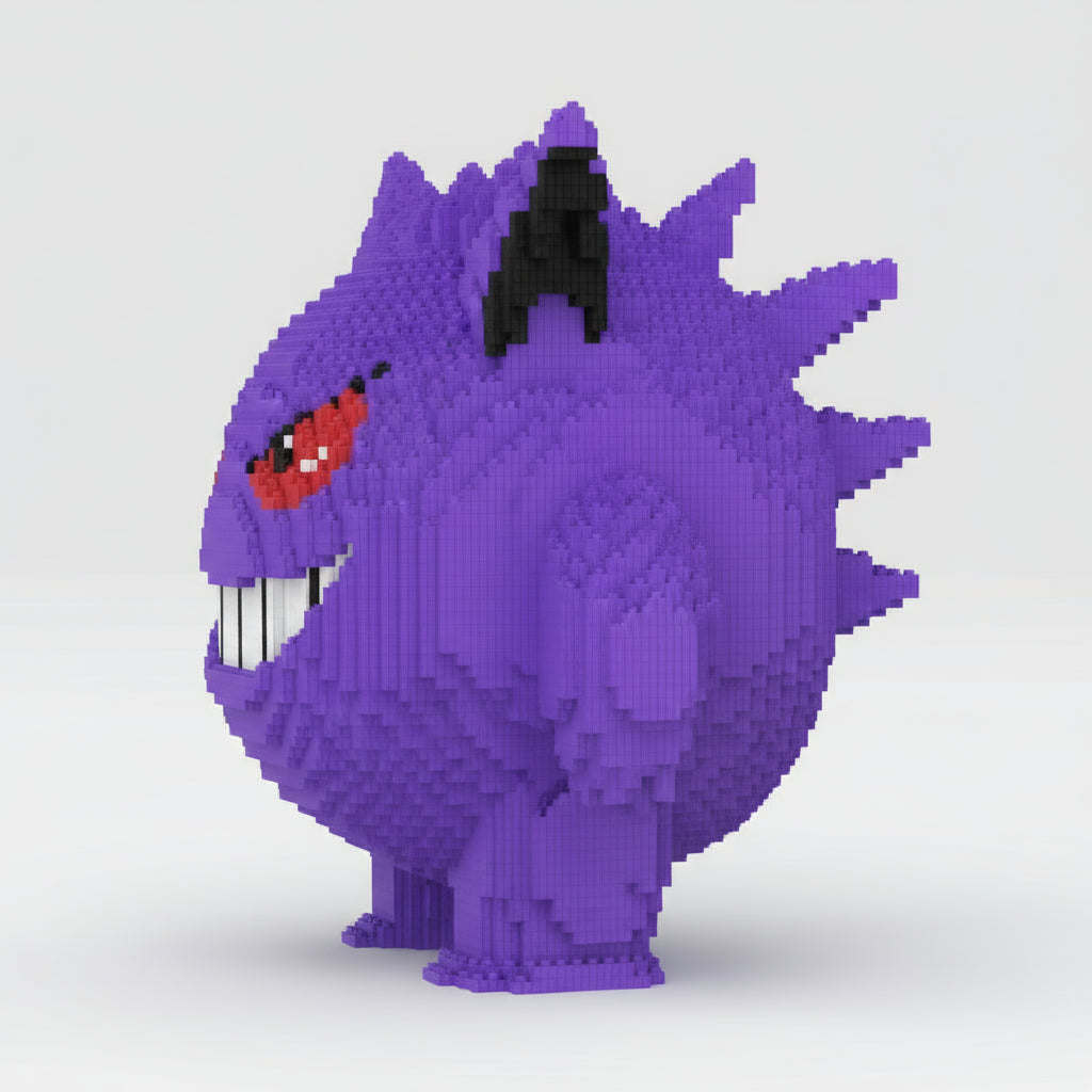 MEGA paars schaduwwezen | Bouwsteentjes