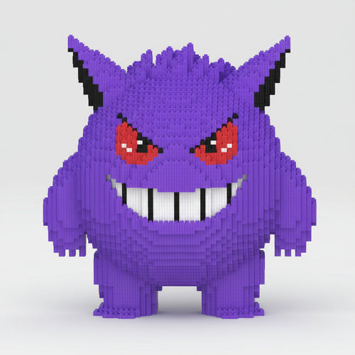 MEGA paars schaduwwezen | Bouwsteentjes