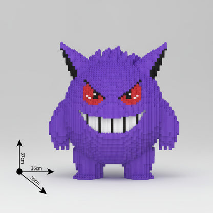 MEGA paars schaduwwezen | Bouwsteentjes