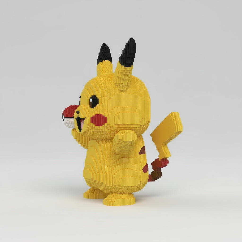 MEGA Bliksembeest met bal | Bouwsteentjes