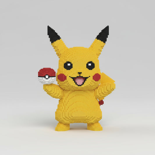 MEGA Bliksembeest met bal | Bouwsteentjes