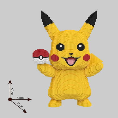 MEGA Bliksembeest met bal | Bouwsteentjes