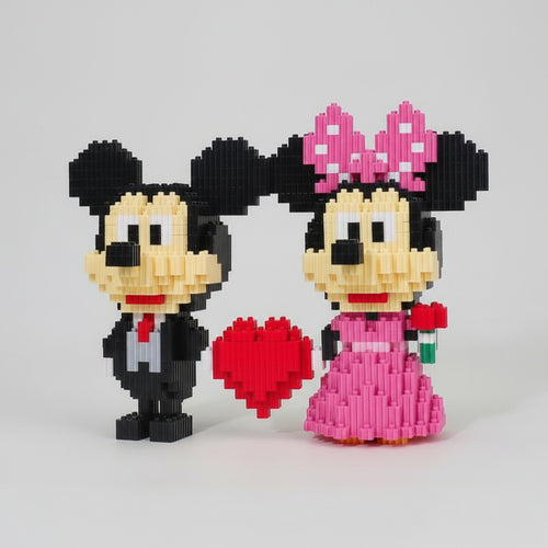 Verliefde Muizen Bouwblokjes