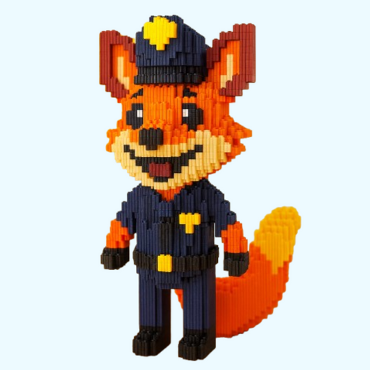 Politie vos  | Bouwsteentjes