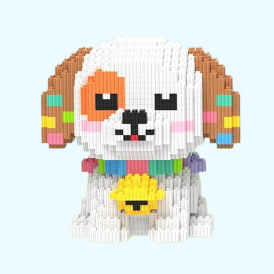 Kleurrijk Hondje | Bouwsteentjes
