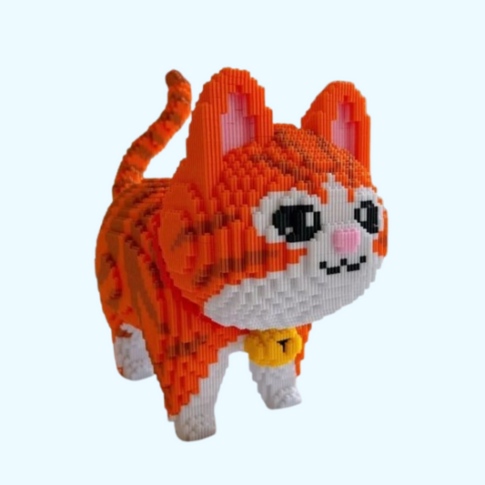 Mega Oranje Kat | Bouwsteentjes