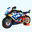 Coole motor | Bouwsteentjes