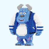 Blauw monster | Bouwsteentjes