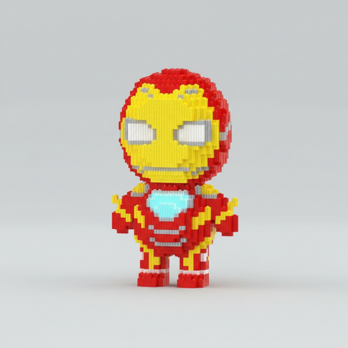 Gele Superheld | Bouwsteentjes