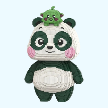 Panda met Beestje | Bouwsteentjes