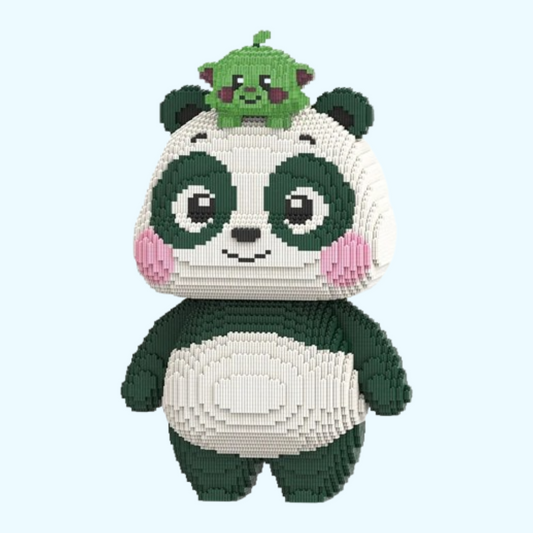 Panda met Beestje | Bouwsteentjes