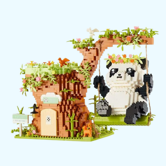 Panda pennenbakje | Bouwsteentjes