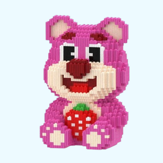 Baby roze beer | Bouwsteentjes