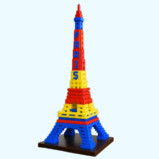 Gekleurde Eiffeltoren | Bouwsteentjes