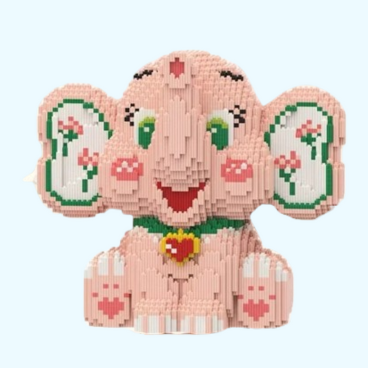 Roze Olifant | Bouwsteentjes