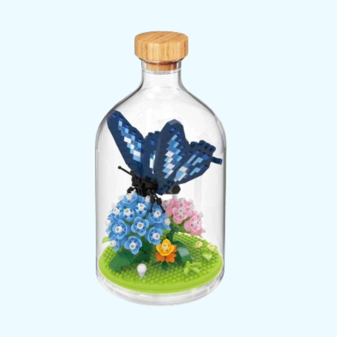 Dier in fles | Bouwsteentjes