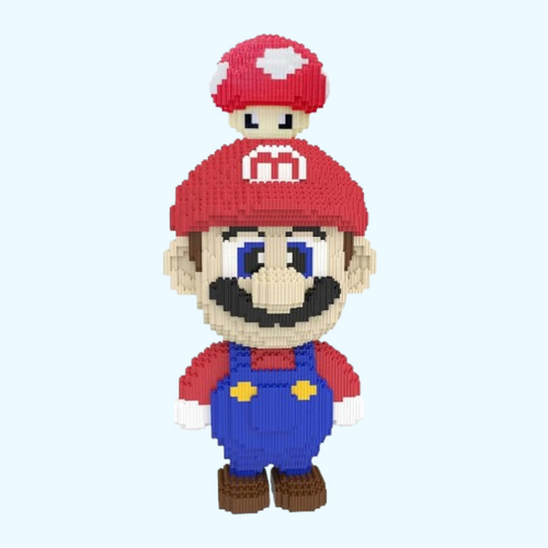 Loodgieter met Paddenstoel | Bouwsteentjes