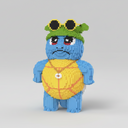 Schildpad met Bril | Bouwsteentjes