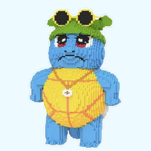 Schildpad met Bril | Bouwsteentjes