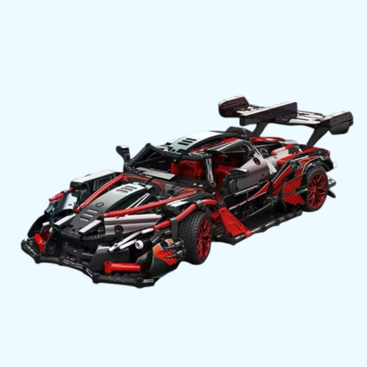 Stoere Zwarte Auto | Bouwsteentjes