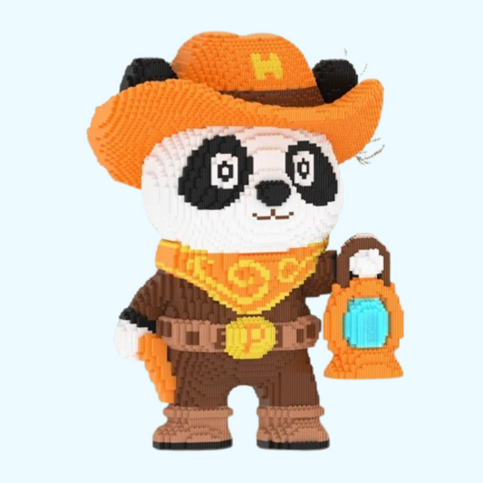 Cowboy Panda | Bouwsteentjes