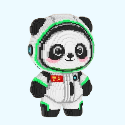 Astronaut Panda | Bouwsteentjes
