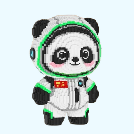 Astronaut Panda | Bouwsteentjes