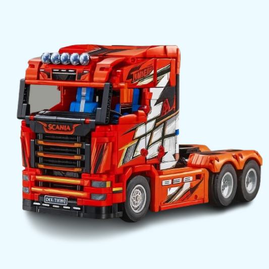 MEGA Rode truck | Bouwsteentjes