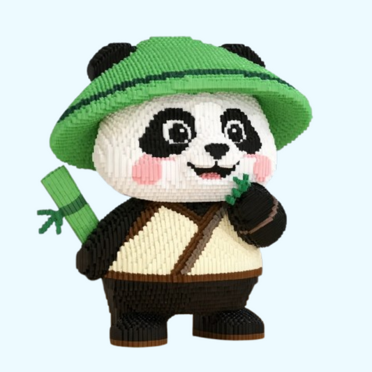 MEGA jungle panda | Bouwsteentjes