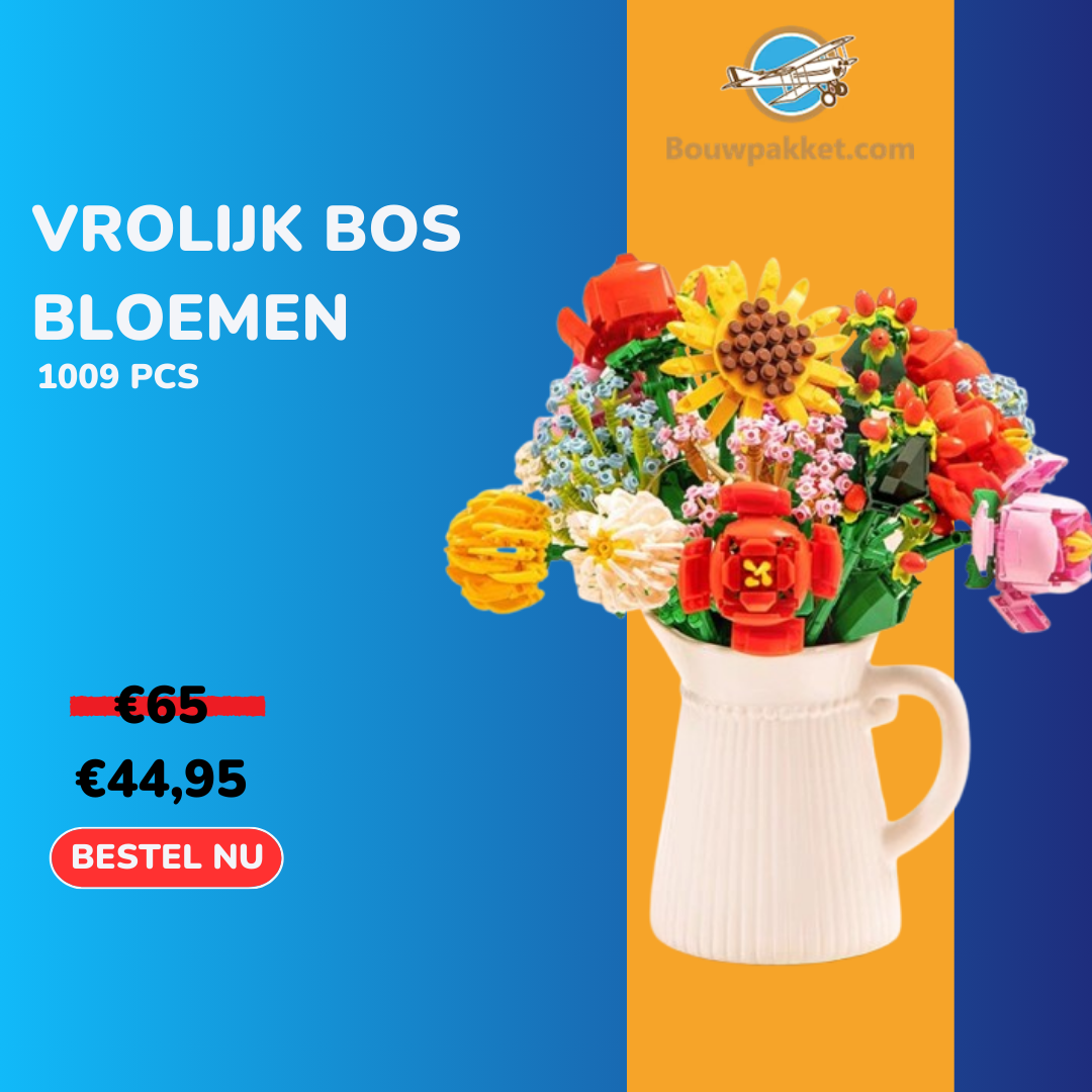 Vrolijk bos bloemen | Bestseller