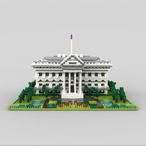 Witte Huis Bouwblokjes