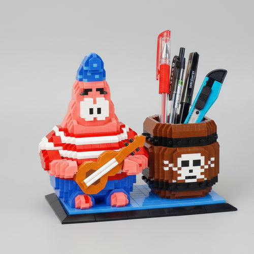 Zeester Met Gitaar Pennenbakje Bouwblokjes