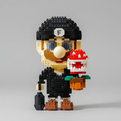 Zwarte Loodgieter Bouwblokjes